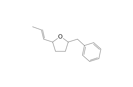 2-Benzyl-5-prop-1'-enyl tetrahydrofuran