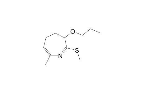 3-Propoxy-7-methyl-2-methylsulfanyl-4,5-dihydro-3H-azepine