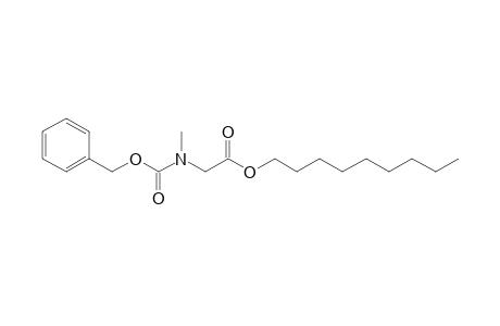 Sarcosine, N-benzyloxycarbonyl-, nonyl ester