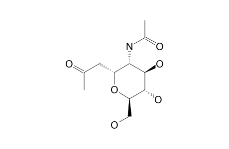 5-N-ACETYLAMINO-4,8-ANHYDRO-1,3,5-TRIDEOXY-D-GLYCERO-D-IDO-NONULOSE
