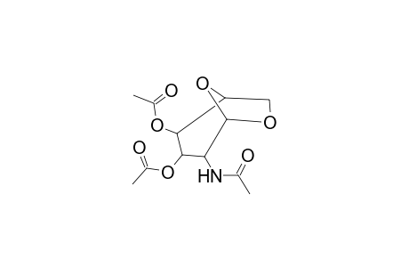 (4-acetamido-3-acetoxy-6,8-dioxabicyclo[3.2.1]octan-2-yl) acetate