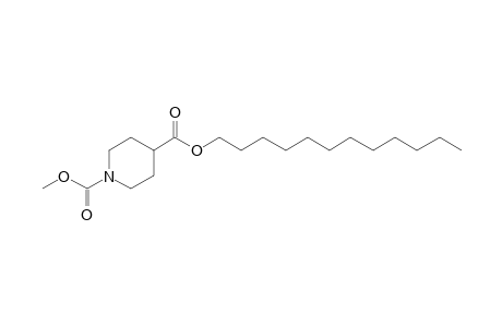 Isonipecotic acid, N-methoxycarbonyl-, dodecyl ester