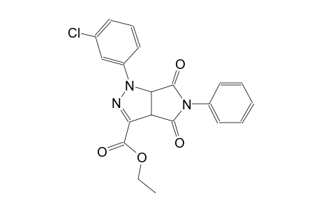 pyrrolo[3,4-c]pyrazole-3-carboxylic acid, 1-(3-chlorophenyl)-1,3a,4,5,6,6a-hexahydro-4,6-dioxo-5-phenyl-, ethyl ester
