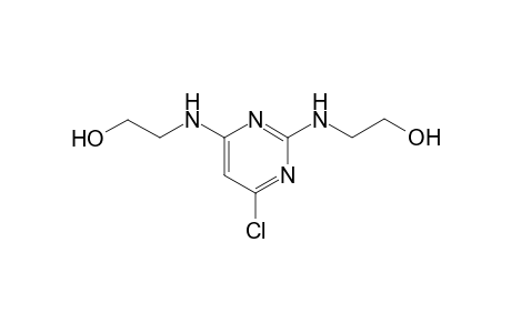 2-[[6-chloranyl-2-(2-hydroxyethylamino)pyrimidin-4-yl]amino]ethanol