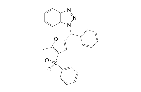 1-[[4-(benzenesulfonyl)-5-methyl-2-furyl]-phenyl-methyl]benzotriazole