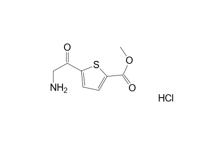 Methyl 5-(.alpha.-Aminoacetyl)-2-thiophenecarboxylate Hydrochloride