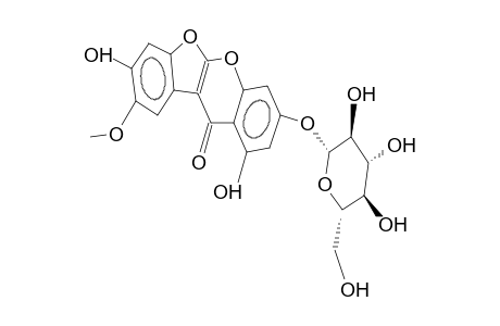 DESMOXYPHYLLIN A 7-O-B-D-GLUCOPYRANOSIDE