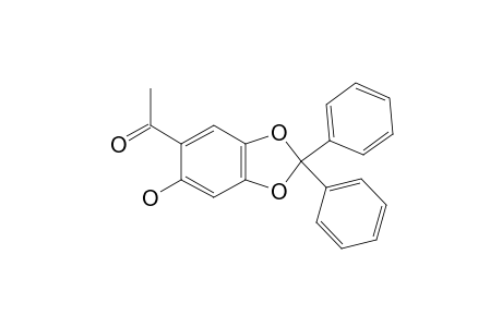 1-[2-HYDROXY-4,5-(DIPHENYL-METHYLENEDIOXY)-PHENYL]-ETHANONE