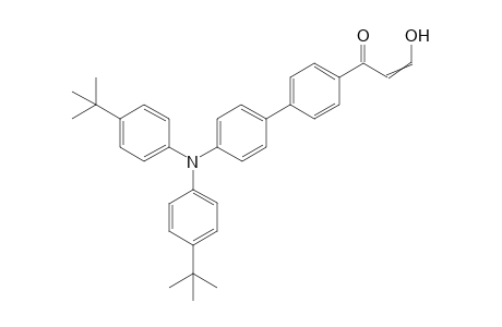 1-[4-[4-(4-tert-butyl-N-(4-tert-butylphenyl)anilino)phenyl]phenyl]-3-hydroxy-prop-2-en-1-one