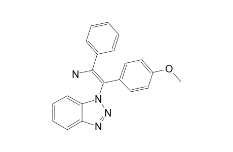 1-PHENYL-2-(BENZOTRIAZOL-1-YL)-2-(PARA-METHOXYPHENYL)-ETHENAMINE