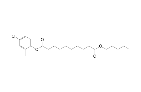 Sebacic acid, 4-chloro-2-methylphenyl pentyl ester