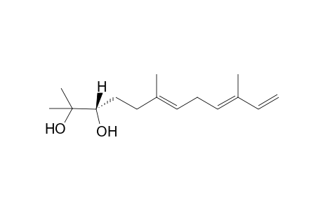 (-)-(3E,6E,10S)-3,7,11-Trimethyldodeca-1,3,6-triene-10,11-diol acetonide dev.