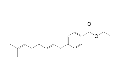 Ethyl 4-(3',7'-dimethylocta-2',6'-dienyl)-benzoate
