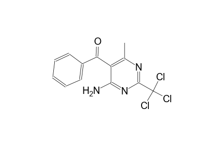 [4-amino-6-methyl-2-(trichloromethyl)-5-pyrimidinyl](phenyl)methanone