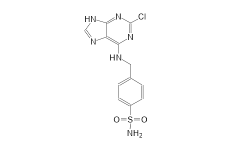 benzenesulfonamide, 4-[[(2-chloro-9H-purin-6-yl)amino]methyl]-