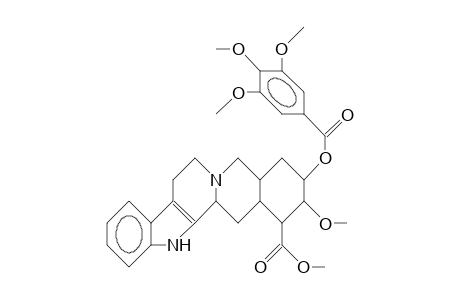 Yohimban-16-carboxylic acid, 17-methoxy-18-[(3,4,5-trimethoxybenzoyl)oxy]-, methyl ester, (3.beta.,16.beta.,17.alpha.,18.beta.,20.alpha.)-