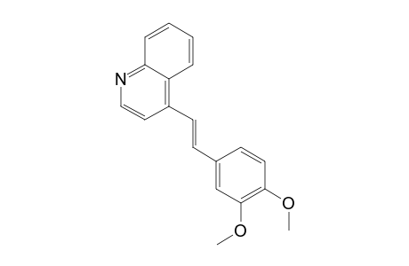 4-[(E)-2-(3,4-dimethoxyphenyl)vinyl]quinoline