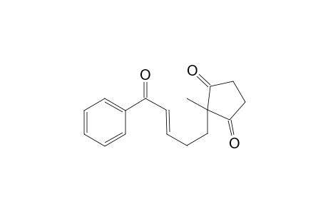 2-Methyl-2-(5-oxo-5-phenyl-pent-3-enyl)-cyclopentane-1,3-dione