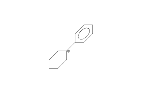 Phenyl-1-cyclohexyl cation