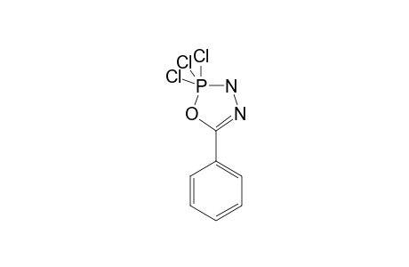 2,2,2-TRICHLORO-5-PHENYL-1,3,4,2(LAMBDA-5)-OXADIAZAPHOSPHOLINE