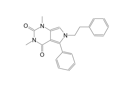1,3-dimethyl-5-phenyl-6-(2-phenylethyl)-1H-pyrrolo[3,4-d]pyrimidine-2,4(3H,6H)-dione
