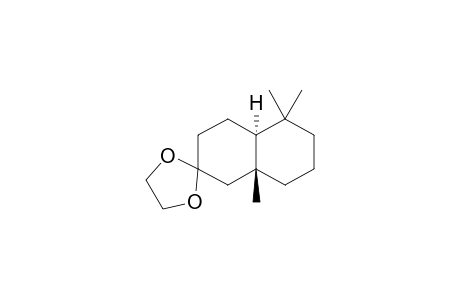 (4a'S,8a'R)-5',5',8a'-Trimethyloctahydrospiro[1,3-dioxolane-2,2'-(1'H)-naphthalene]