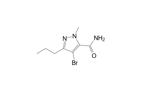 4-Bromo-1-methyl-3-propyl-1H-pyrazole-5-carboxamide