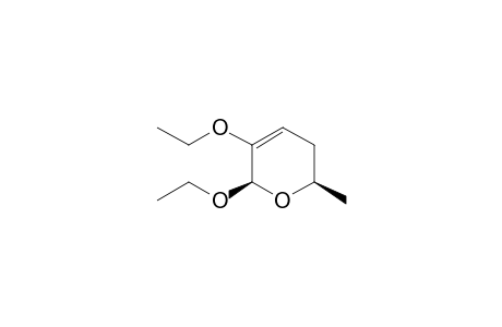 (2R*,6R*)-2,3-Diethoxy-6-methyl-5,6-dihydro-2H-pyran