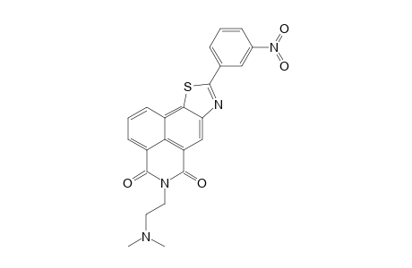 N-[2-(N,N-dimethylamino)ethyl]-2-(m-nitrophenyl)thiazolo[5,4-a]naphthalimide