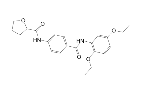 N-{4-[(2,5-diethoxyanilino)carbonyl]phenyl}tetrahydro-2-furancarboxamide