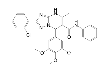 2-(2-chlorophenyl)-5-methyl-N-phenyl-7-(3,4,5-trimethoxyphenyl)-4,7-dihydro[1,2,4]triazolo[1,5-a]pyrimidine-6-carboxamide