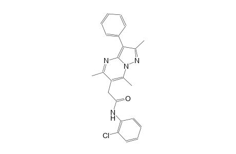 pyrazolo[1,5-a]pyrimidine-6-acetamide, N-(2-chlorophenyl)-2,5,7-trimethyl-3-phenyl-