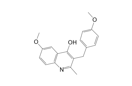 6-Methoxy-3-(4-methoxy-benzyl)-2-methyl-quinolin-4-ol