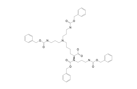 N(ALPHA)-BENZYLOXYCARBONYL-N,N,N'-TRIS-(BENZYLOXYCARBONYL-3-AMINOPROPYL)-L-LYSINE
