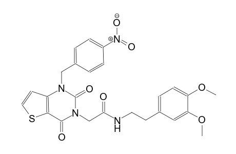 N-[2-(3,4-dimethoxyphenyl)ethyl]-2-(1-(4-nitrobenzyl)-2,4-dioxo-1,4-dihydrothieno[3,2-d]pyrimidin-3(2H)-yl)acetamide