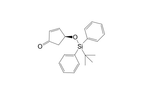 (4S)-(+)-4-(((1,1-dimethylethyl)diphenylsilyl)oxy)-2-cyclopenten-1-one