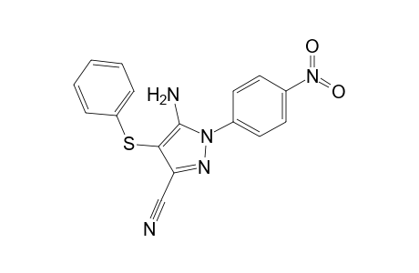 3-Cyano-5-amino-4-(phenylthio)-1-[4-nitrophenyl]pyrazole