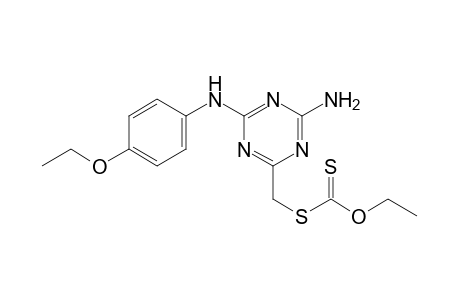 dithiocarbonic acid, O-ethyl ester, S-ester with 4-amino-6-(p-phenetidino)-s -triazine-2-methanethiol