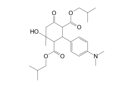 bis(2-methylpropyl) 2-(4-dimethylaminophenyl)-4-hydroxy-4-methyl-6-oxocyclohexane-1,3-dicarboxylate