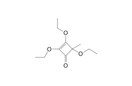 2,3,4-triethoxy-4-methyl-1-cyclobut-2-enone