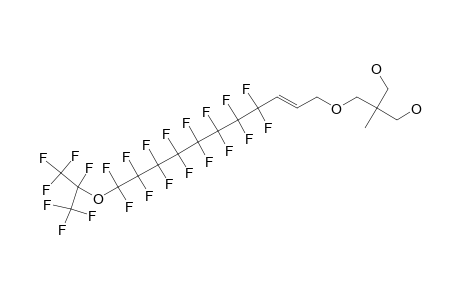 2-[[(E)-4,4,5,5,6,6,7,7,8,8,9,9,10,10,11,11-hexadecafluoro-11-(1,1,1,2,3,3,3-heptafluoropropan-2-yloxy)undec-2-enoxy]methyl]-2-methylpropane-1,3-diol