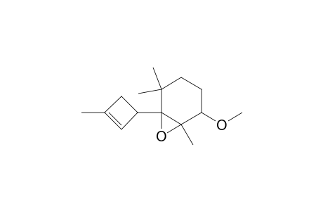 7-Oxabicyclo[4.1.0]heptane, 5-methoxy-2,2,6-trimethyl-1-(3-methyl-2-cyclobuten-1-yl)-