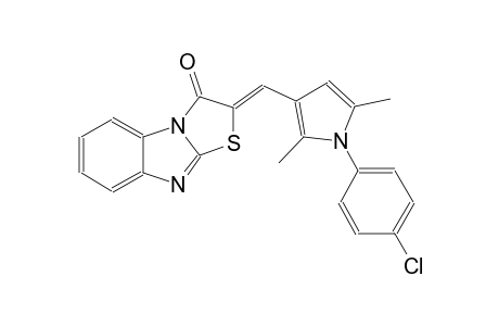 (2Z)-2-{[1-(4-chlorophenyl)-2,5-dimethyl-1H-pyrrol-3-yl]methylene}[1,3]thiazolo[3,2-a]benzimidazol-3(2H)-one