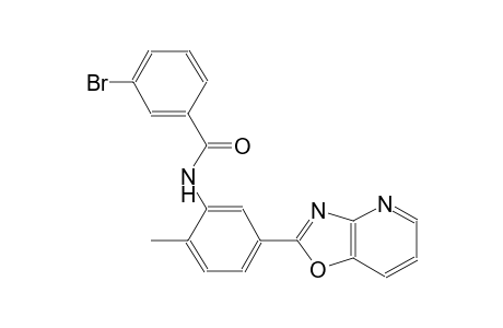 3-bromo-N-(2-methyl-5-[1,3]oxazolo[4,5-b]pyridin-2-ylphenyl)benzamide