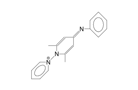 N-(4-Phenyl-iminio-2,6-dimethyl-pyridin-1-yl)-pyridinium cation