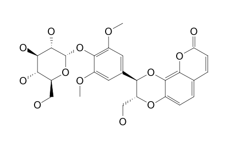 DAPHNETICIN-4''-O-ALPHA-D-GLUCOPYRANOSIDE