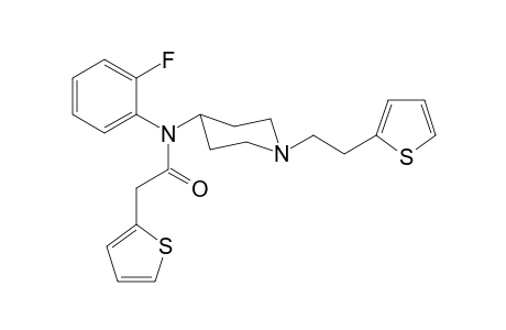 N-(2-fluorophenyl)(thiophen-2-yl)-N-(1-(2-(thiophen-2-yl)ethyl)piperidin-4-yl)acetamide