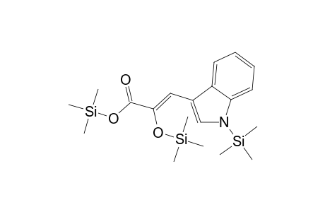 2-Propenoic acid, 2-[(trimethylsilyl)oxy]-3-[1-(trimethylsilyl)-1H-indol-3-yl]-, trimethylsilyl ester
