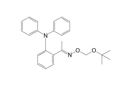 2-[(1E)-1-[(2-methylpropan-2-yl)oxymethoxyimino]ethyl]-N,N-diphenylaniline