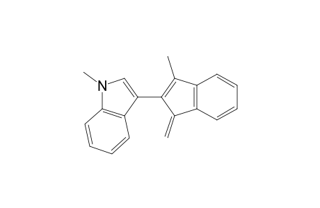 3-[(11E)-1-Methylidene-3-methyl-1H-inden-2-yl]-1-methyl-1H-indole